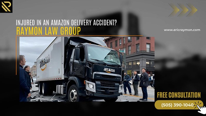Amazon delivery truck accident lawyer | Raymon law Group