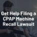 Phillips CPAP Machine Recall